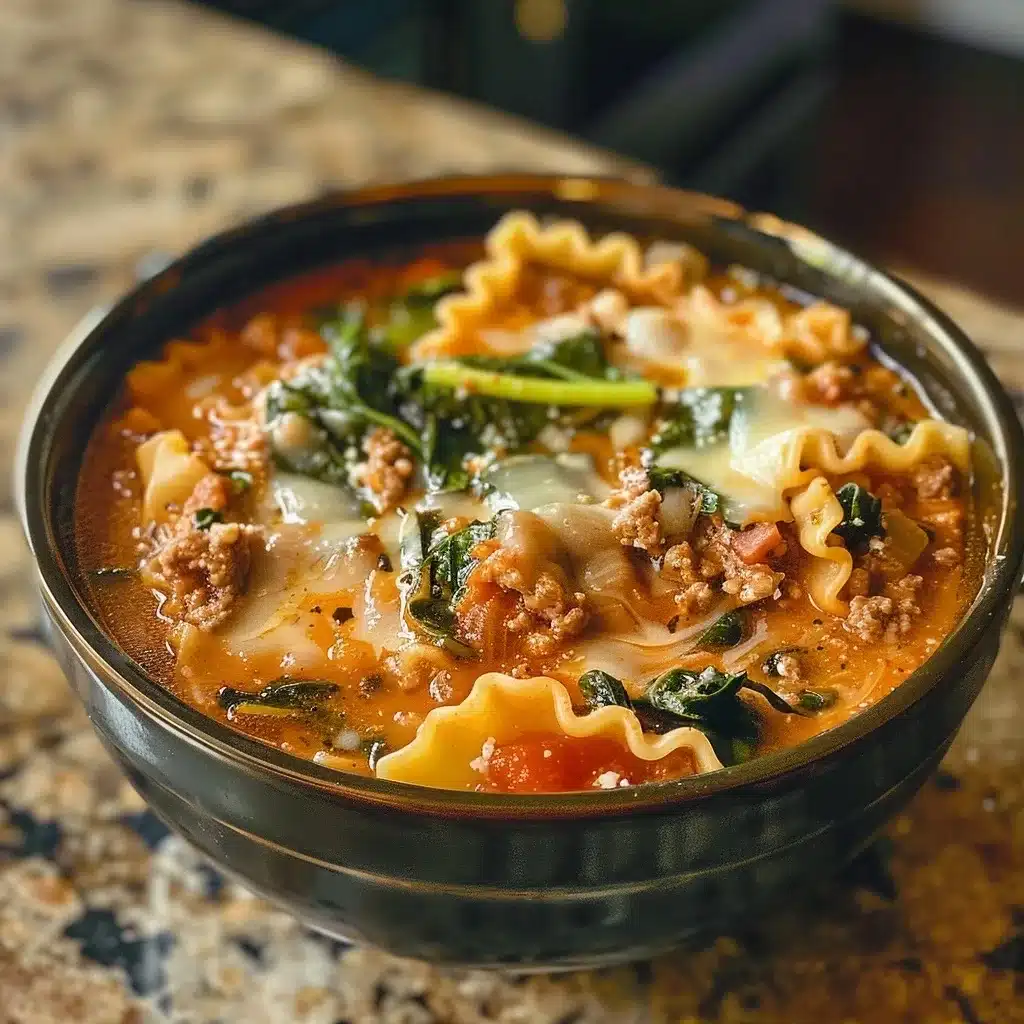 Spinach Lasagna Soup: A Hearty One-Pot Comfort Meal